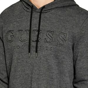 New GUESS Blade Embossed Logo Hoodie SZ M